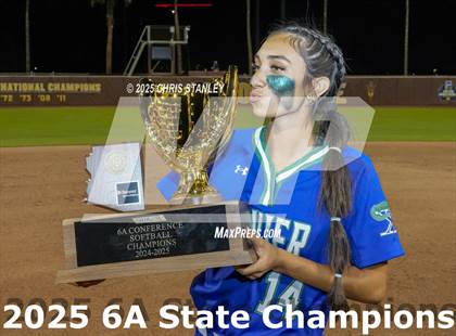Thumbnail 3 in Queen Creek vs. Xavier College Prep (AIA 6A Final Awards) photogallery.