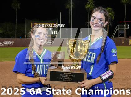 Thumbnail 3 in Queen Creek vs. Xavier College Prep (AIA 6A Final Awards) photogallery.