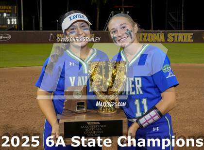Thumbnail 1 in Queen Creek vs. Xavier College Prep (AIA 6A Final Awards) photogallery.