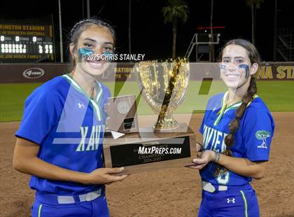 Thumbnail 3 in Queen Creek vs. Xavier College Prep (AIA 6A Final Awards) photogallery.