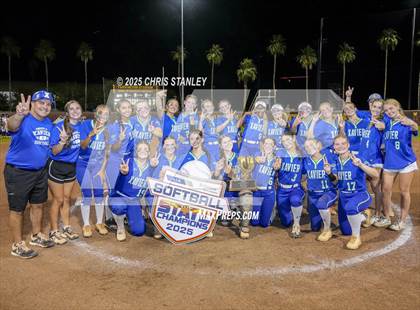 Thumbnail 1 in Queen Creek vs. Xavier College Prep (AIA 6A Final Awards) photogallery.