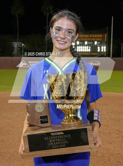 Thumbnail 3 in Queen Creek vs. Xavier College Prep (AIA 6A Final Awards) photogallery.
