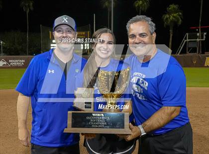 Thumbnail 2 in Queen Creek vs. Xavier College Prep (AIA 6A Final Awards) photogallery.