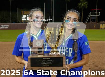 Thumbnail 2 in Queen Creek vs. Xavier College Prep (AIA 6A Final Awards) photogallery.