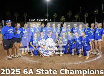 Thumbnail 3 in Queen Creek vs. Xavier College Prep (AIA 6A Final Awards) photogallery.