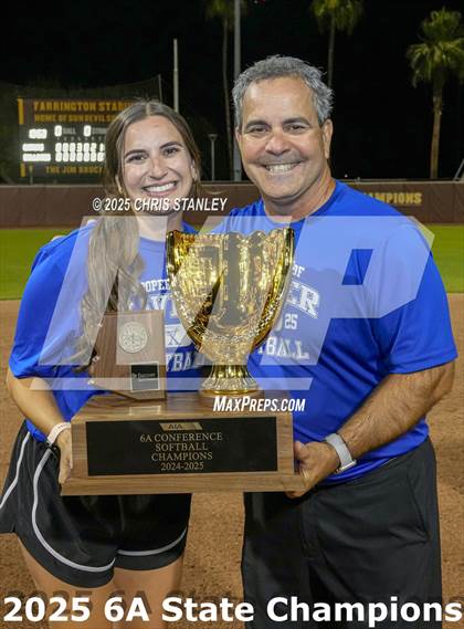 Thumbnail 1 in Queen Creek vs. Xavier College Prep (AIA 6A Final Awards) photogallery.