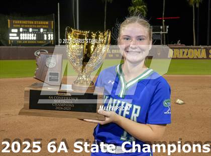 Thumbnail 2 in Queen Creek vs. Xavier College Prep (AIA 6A Final Awards) photogallery.