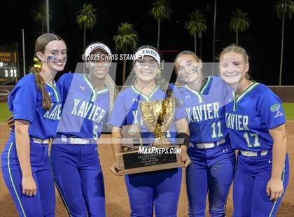 Thumbnail 3 in Queen Creek vs. Xavier College Prep (AIA 6A Final Awards) photogallery.