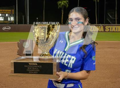 Thumbnail 3 in Queen Creek vs. Xavier College Prep (AIA 6A Final Awards) photogallery.