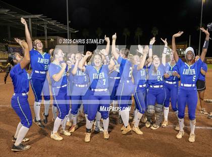 Thumbnail 2 in Queen Creek vs. Xavier College Prep (AIA 6A Final Awards) photogallery.