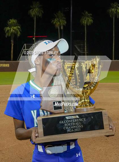Thumbnail 3 in Queen Creek vs. Xavier College Prep (AIA 6A Final Awards) photogallery.