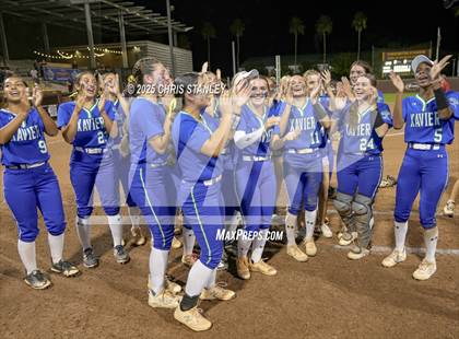 Thumbnail 3 in Queen Creek vs. Xavier College Prep (AIA 6A Final Awards) photogallery.