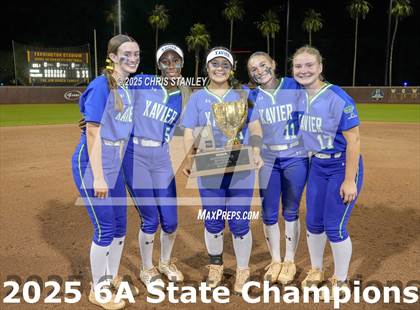 Thumbnail 2 in Queen Creek vs. Xavier College Prep (AIA 6A Final Awards) photogallery.