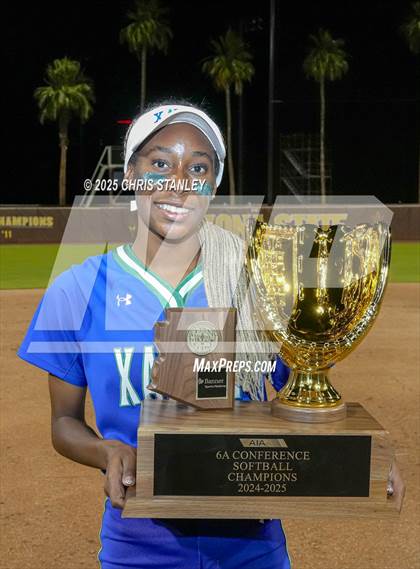 Thumbnail 2 in Queen Creek vs. Xavier College Prep (AIA 6A Final Awards) photogallery.