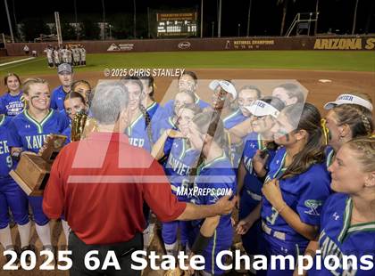 Thumbnail 1 in Queen Creek vs. Xavier College Prep (AIA 6A Final Awards) photogallery.