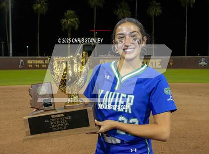 Thumbnail 1 in Queen Creek vs. Xavier College Prep (AIA 6A Final Awards) photogallery.