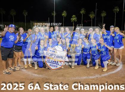 Thumbnail 3 in Queen Creek vs. Xavier College Prep (AIA 6A Final Awards) photogallery.