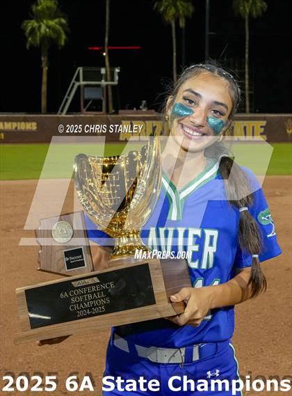 Thumbnail 1 in Queen Creek vs. Xavier College Prep (AIA 6A Final Awards) photogallery.