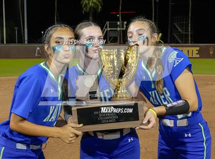 Thumbnail 1 in Queen Creek vs. Xavier College Prep (AIA 6A Final Awards) photogallery.