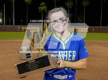 Thumbnail 2 in Queen Creek vs. Xavier College Prep (AIA 6A Final Awards) photogallery.