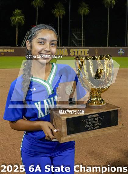 Thumbnail 1 in Queen Creek vs. Xavier College Prep (AIA 6A Final Awards) photogallery.