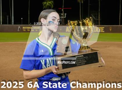 Thumbnail 2 in Queen Creek vs. Xavier College Prep (AIA 6A Final Awards) photogallery.