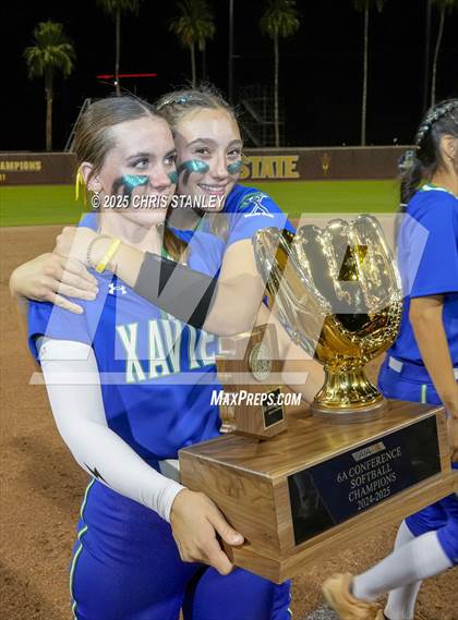 Thumbnail 3 in Queen Creek vs. Xavier College Prep (AIA 6A Final Awards) photogallery.