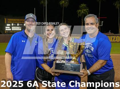 Thumbnail 1 in Queen Creek vs. Xavier College Prep (AIA 6A Final Awards) photogallery.