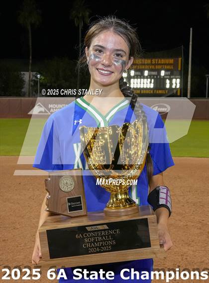 Thumbnail 1 in Queen Creek vs. Xavier College Prep (AIA 6A Final Awards) photogallery.