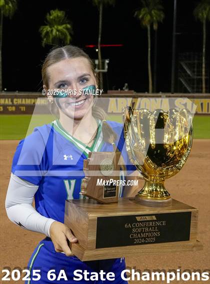 Thumbnail 2 in Queen Creek vs. Xavier College Prep (AIA 6A Final Awards) photogallery.