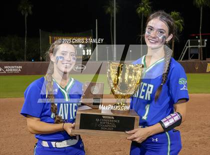 Thumbnail 2 in Queen Creek vs. Xavier College Prep (AIA 6A Final Awards) photogallery.