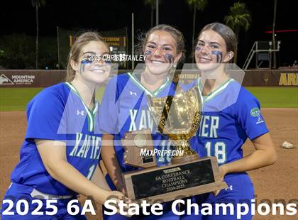 Thumbnail 1 in Queen Creek vs. Xavier College Prep (AIA 6A Final Awards) photogallery.