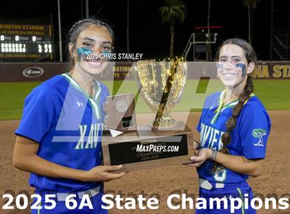 Thumbnail 1 in Queen Creek vs. Xavier College Prep (AIA 6A Final Awards) photogallery.