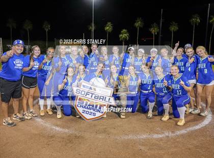 Thumbnail 1 in Queen Creek vs. Xavier College Prep (AIA 6A Final Awards) photogallery.