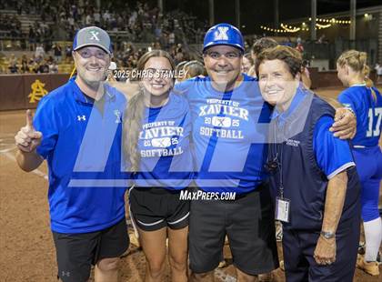 Thumbnail 3 in Queen Creek vs. Xavier College Prep (AIA 6A Final Awards) photogallery.