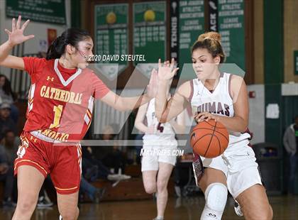 Thumbnail 3 in Cathedral Catholic vs. Perry (MLK Showcase) photogallery.