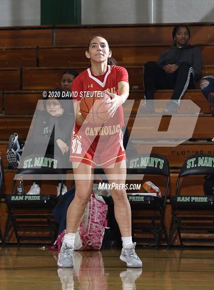 Thumbnail 1 in Cathedral Catholic vs. Perry (MLK Showcase) photogallery.