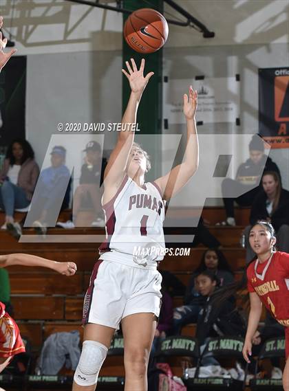 Thumbnail 2 in Cathedral Catholic vs. Perry (MLK Showcase) photogallery.