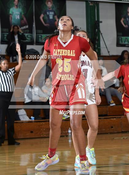 Thumbnail 1 in Cathedral Catholic vs. Perry (MLK Showcase) photogallery.