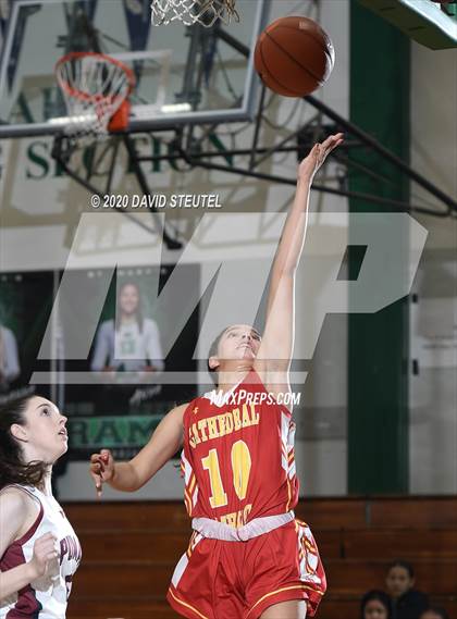Thumbnail 3 in Cathedral Catholic vs. Perry (MLK Showcase) photogallery.