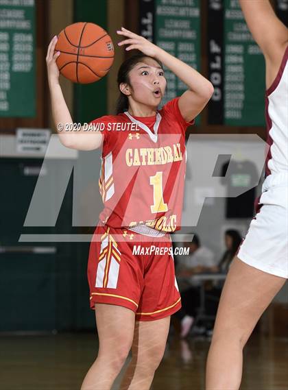 Thumbnail 3 in Cathedral Catholic vs. Perry (MLK Showcase) photogallery.