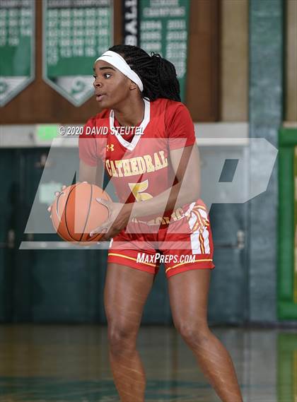 Thumbnail 2 in Cathedral Catholic vs. Perry (MLK Showcase) photogallery.