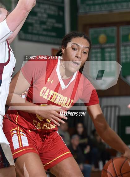 Thumbnail 2 in Cathedral Catholic vs. Perry (MLK Showcase) photogallery.