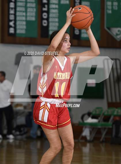 Thumbnail 2 in Cathedral Catholic vs. Perry (MLK Showcase) photogallery.