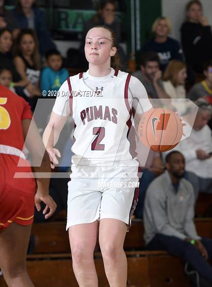 Thumbnail 2 in Cathedral Catholic vs. Perry (MLK Showcase) photogallery.