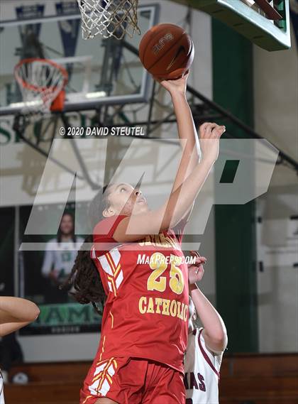 Thumbnail 2 in Cathedral Catholic vs. Perry (MLK Showcase) photogallery.