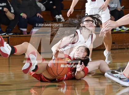Thumbnail 1 in Cathedral Catholic vs. Perry (MLK Showcase) photogallery.