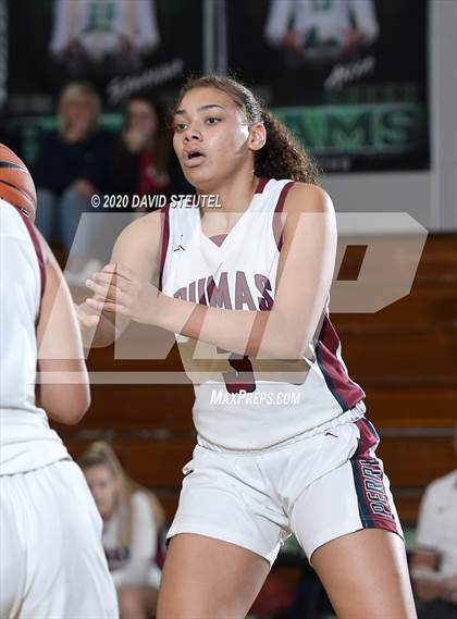 Thumbnail 1 in Cathedral Catholic vs. Perry (MLK Showcase) photogallery.
