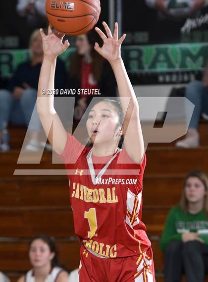 Thumbnail 1 in Cathedral Catholic vs. Perry (MLK Showcase) photogallery.