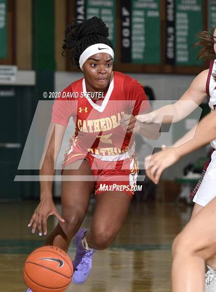 Thumbnail 1 in Cathedral Catholic vs. Perry (MLK Showcase) photogallery.